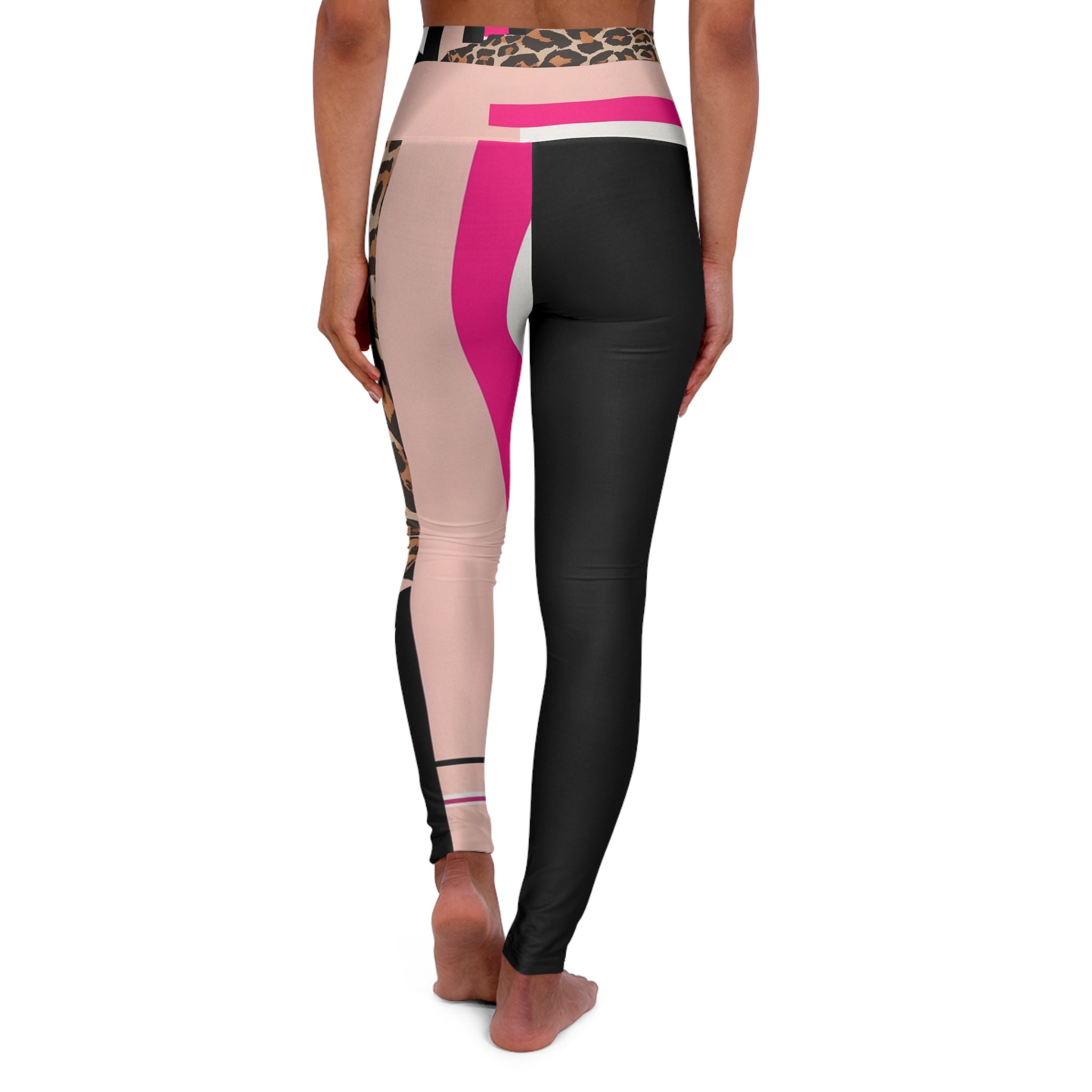 LN&Co High Waisted Yoga Leggings ( Lux& Lavish: Wild Sided )