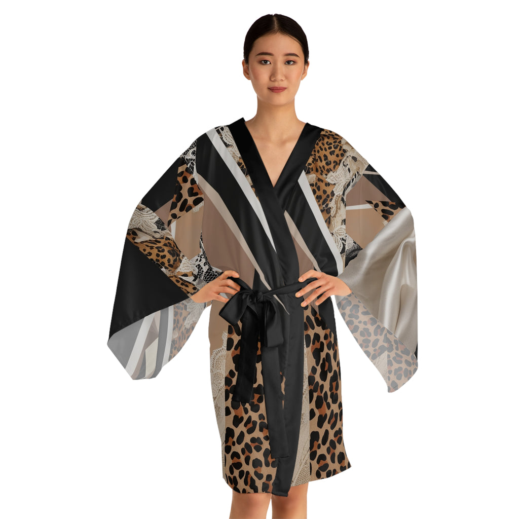 L&L Long Sleeve Kimono Robe (So Her Collection)