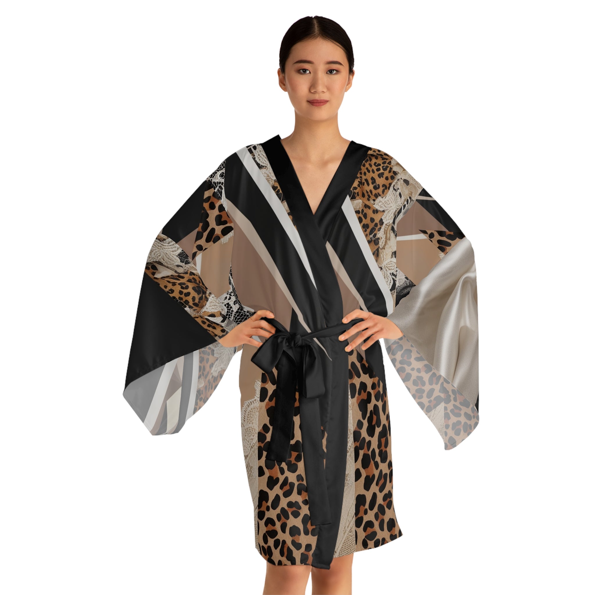 L&L Long Sleeve Kimono Robe (So Her Collection)