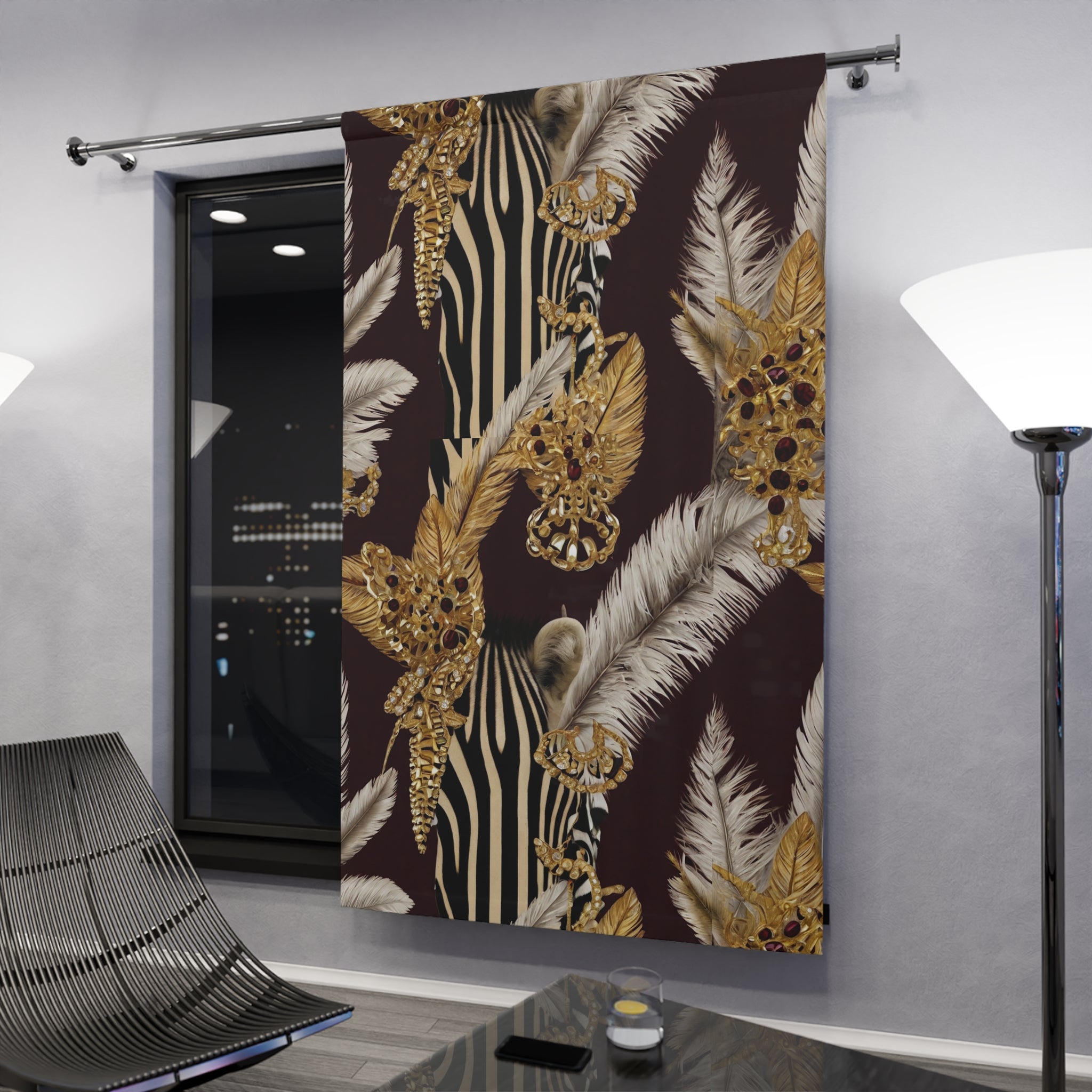 L'Kole Window Curtains - She Roars Collection (1 Piece)