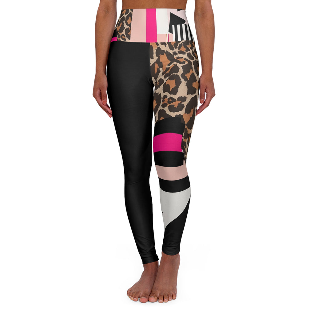 LN&Co High Waisted Yoga Leggings ( Lux& Lavish: Wild Sided )