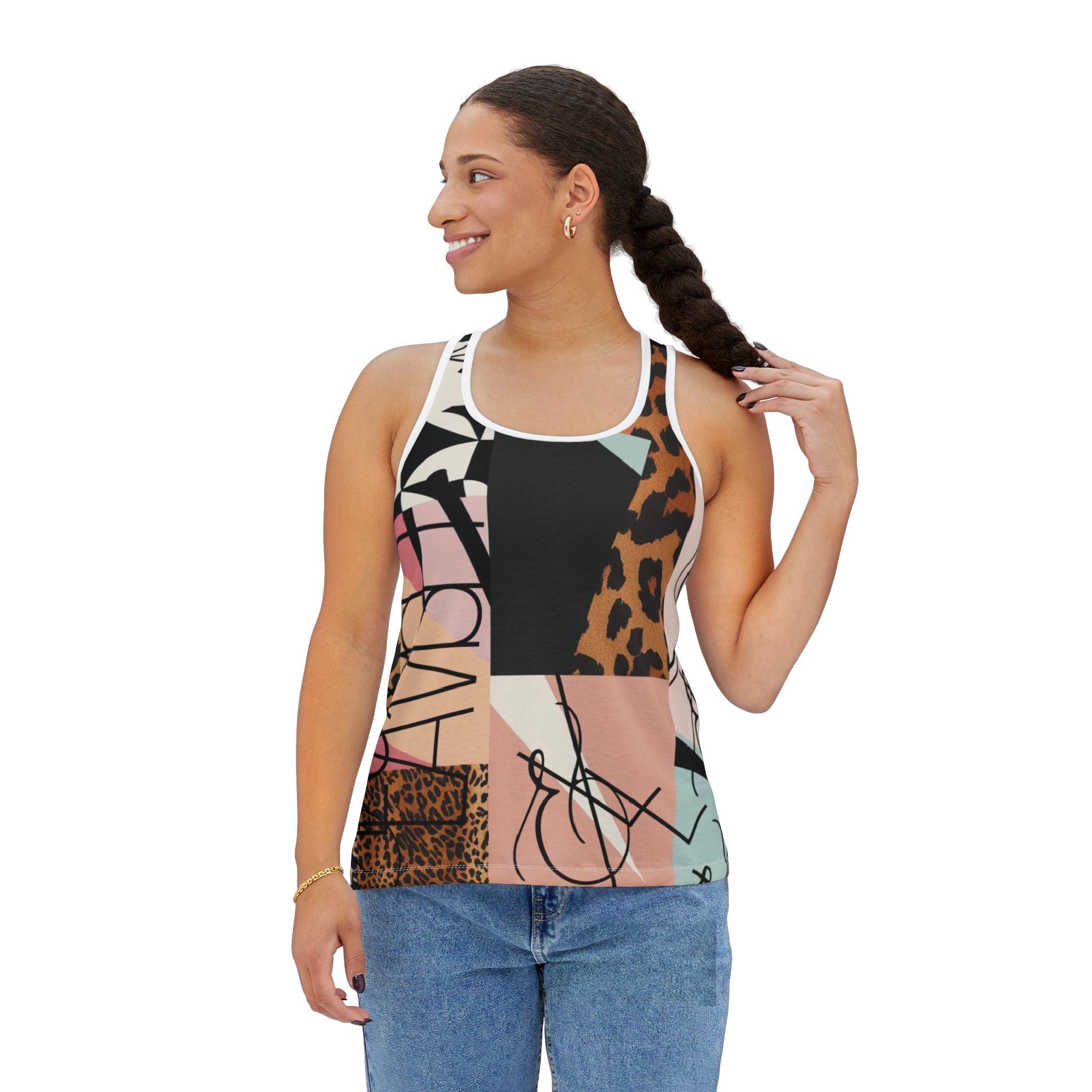 Lux& Lavish: Wild Side Crop Tee (LN&Co)