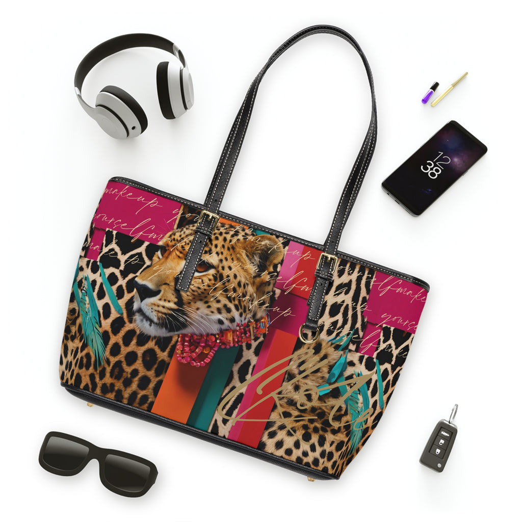 L'Kole Leather Shoulder Bag (She Roars)