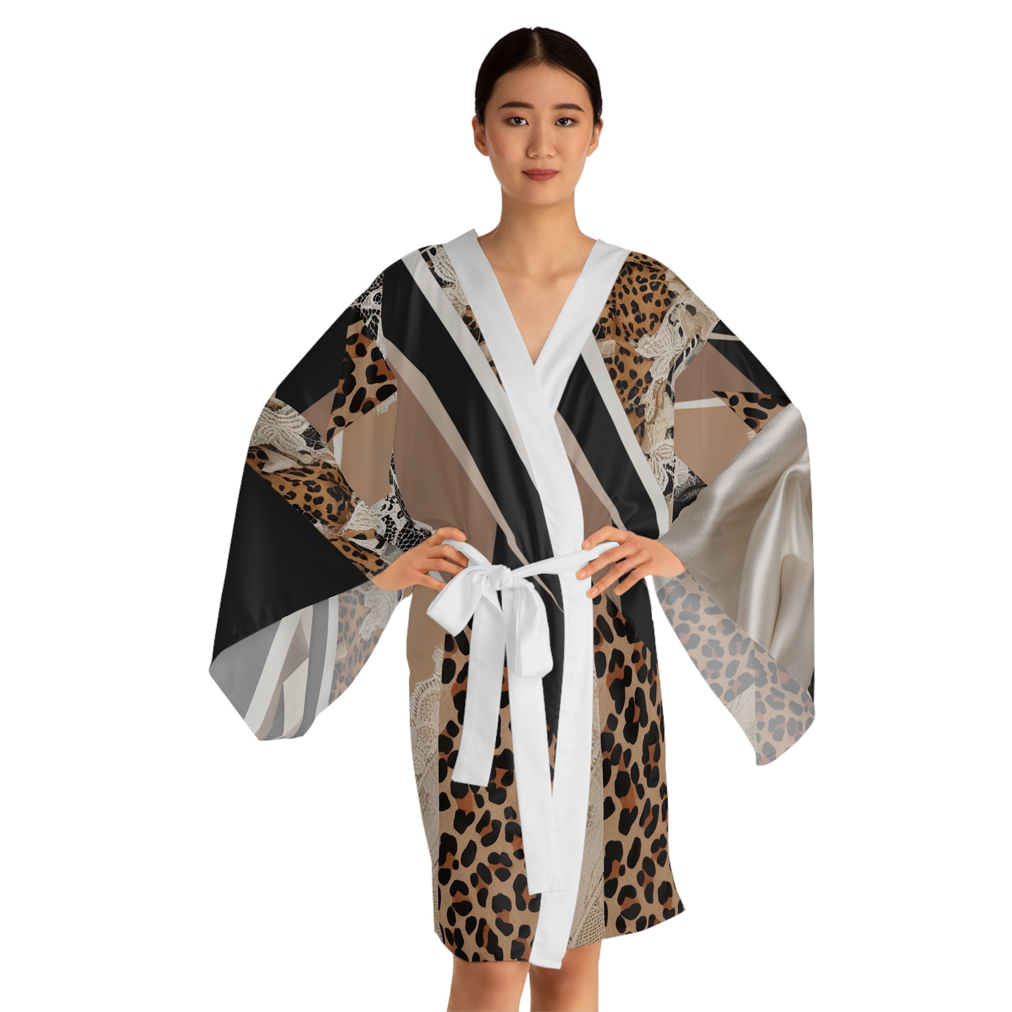L&L Long Sleeve Kimono Robe (So Her Collection)