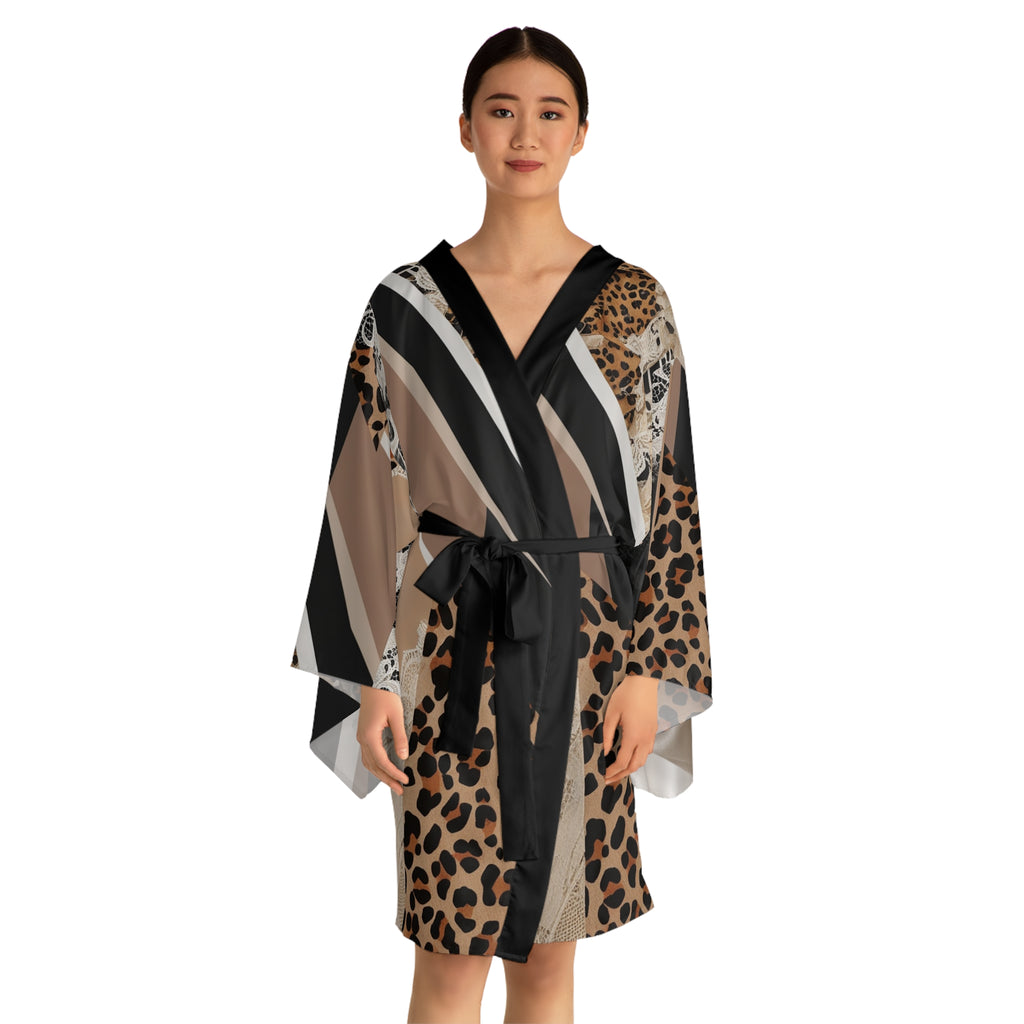 L&L Long Sleeve Kimono Robe (So Her Collection)