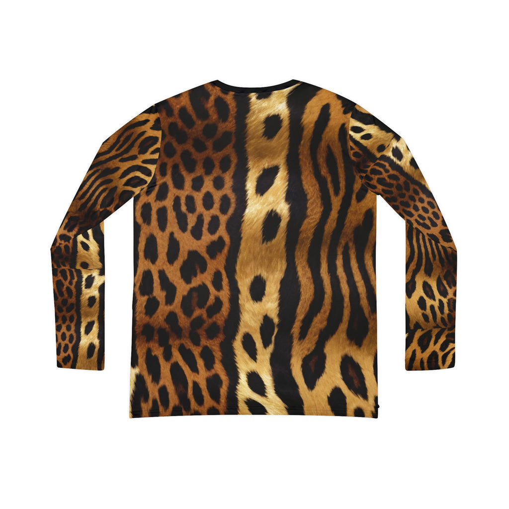 LN&Co Signature Wild Leopard Print Long Sleeve V-Neck Shirt