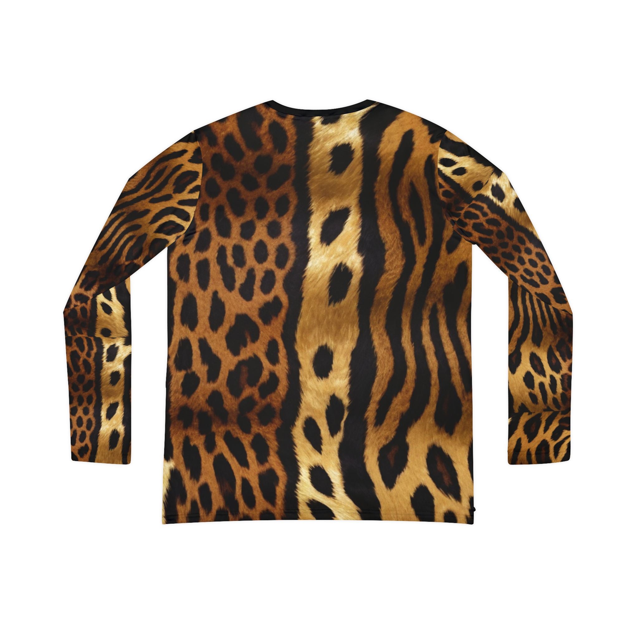 LN&Co Signature Wild Leopard Print Long Sleeve V-Neck Shirt