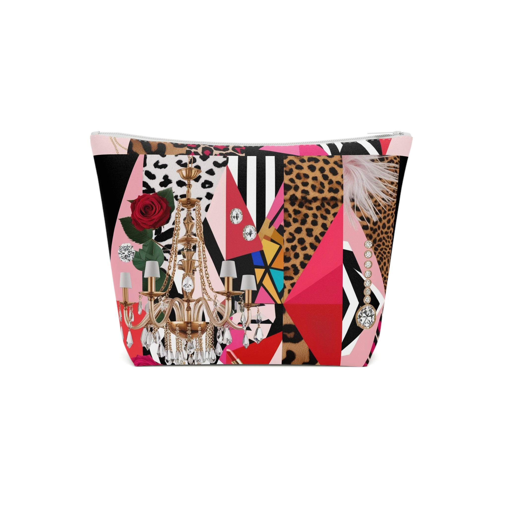L'Kole Electric Glam Neon-Colored Makeup Bag