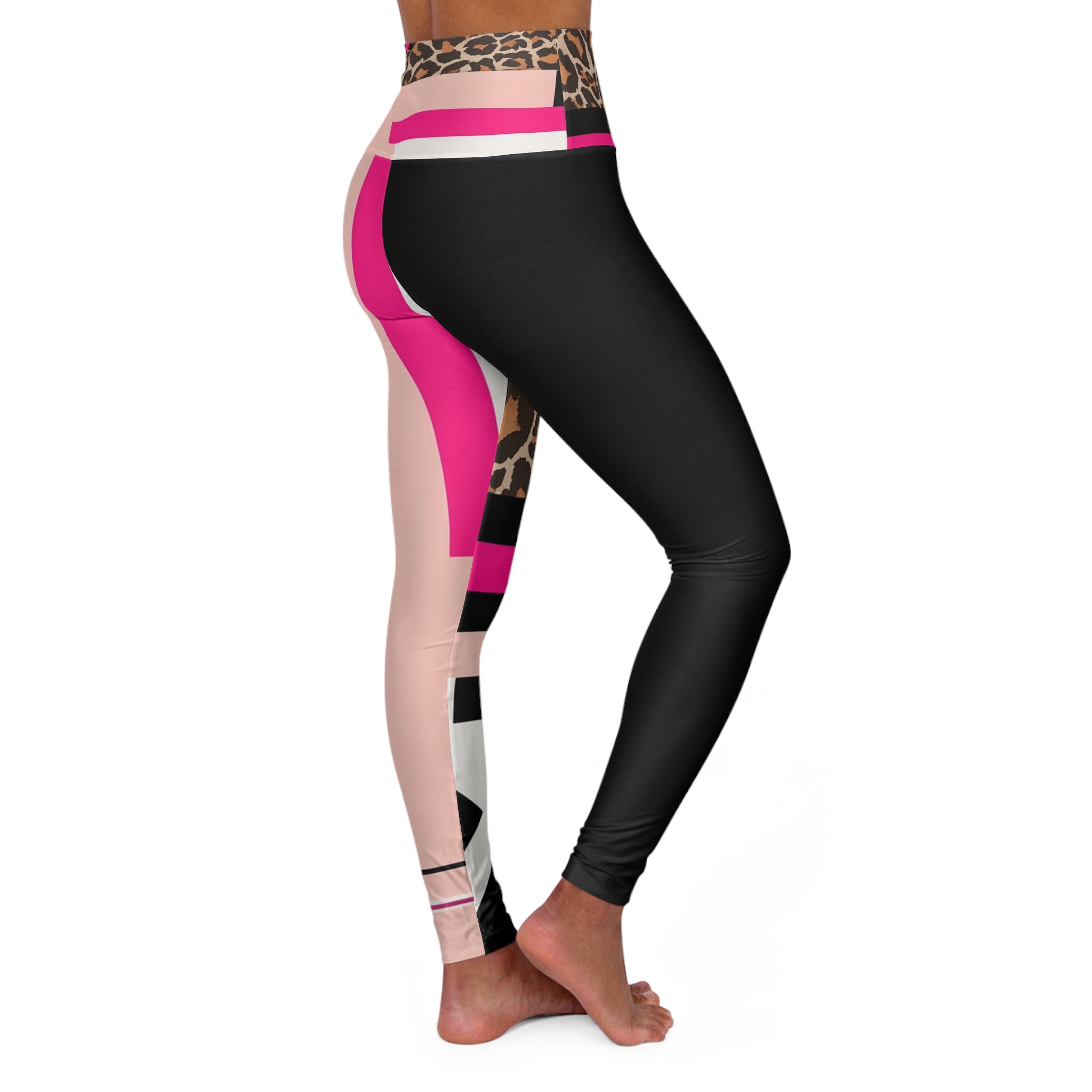 LN&Co High Waisted Yoga Leggings ( Lux& Lavish: Wild Sided )
