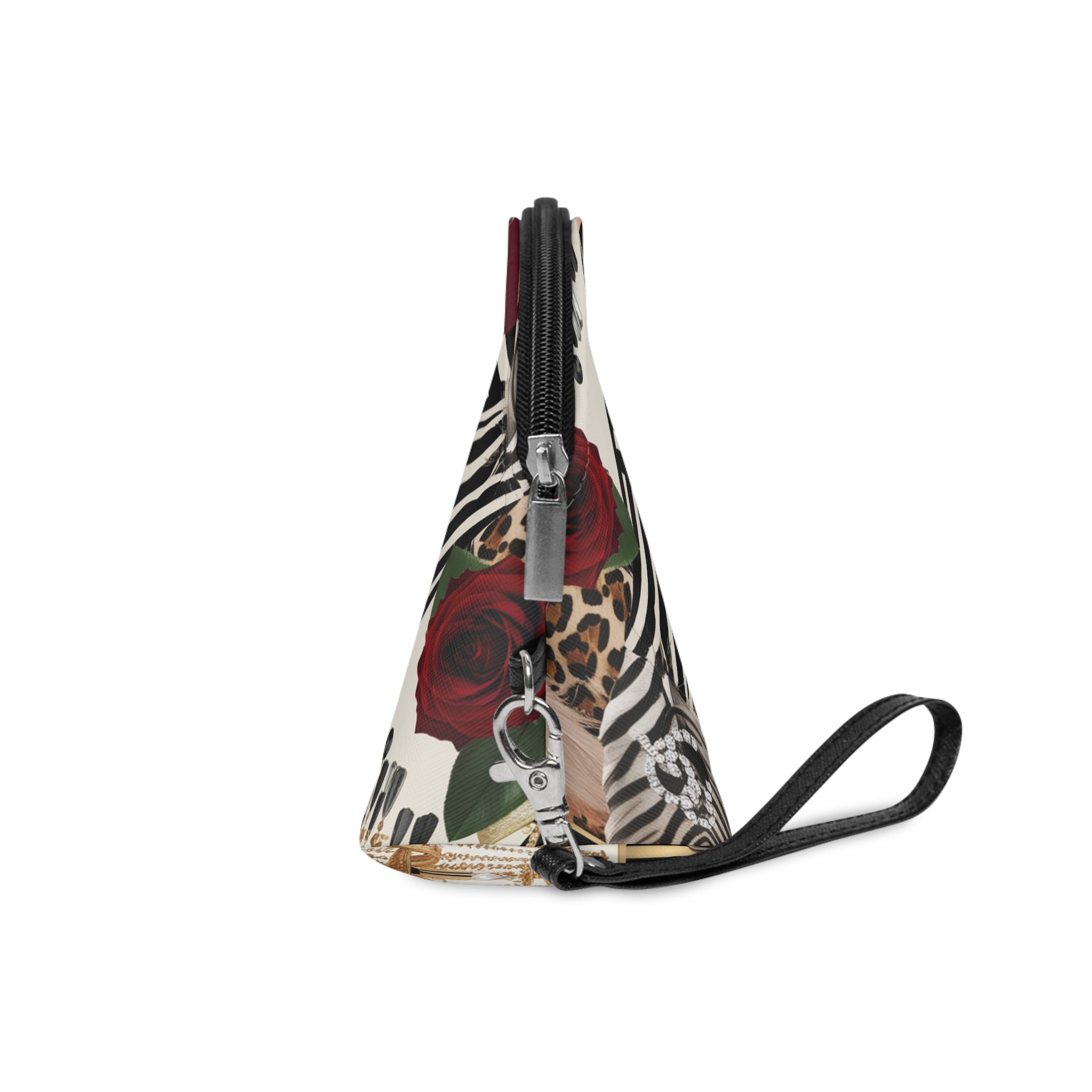 L'Kole  Jungle Fever Adventure and Fierce Glamour Print Makeup Bag -