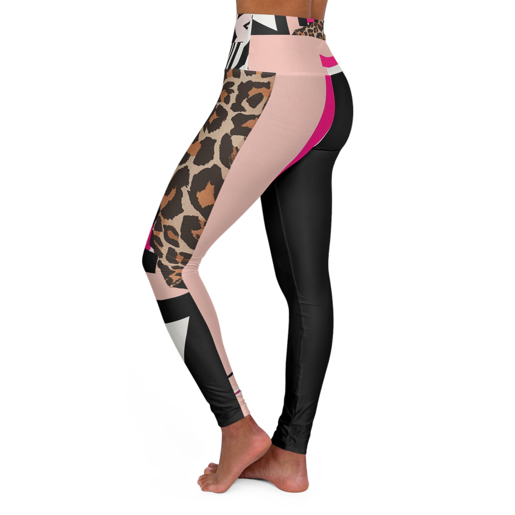LN&Co High Waisted Yoga Leggings ( Lux& Lavish: Wild Sided )