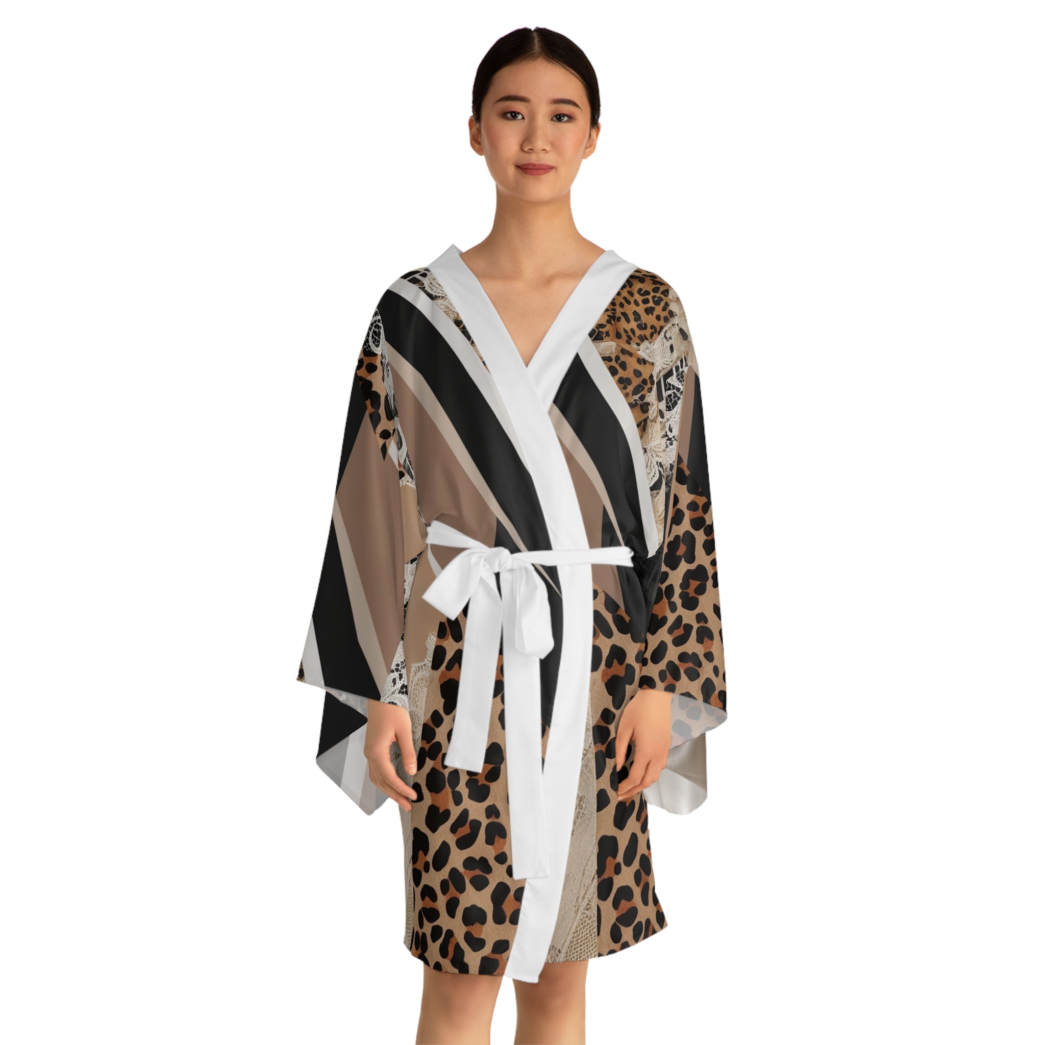 L&L Long Sleeve Kimono Robe (So Her Collection)