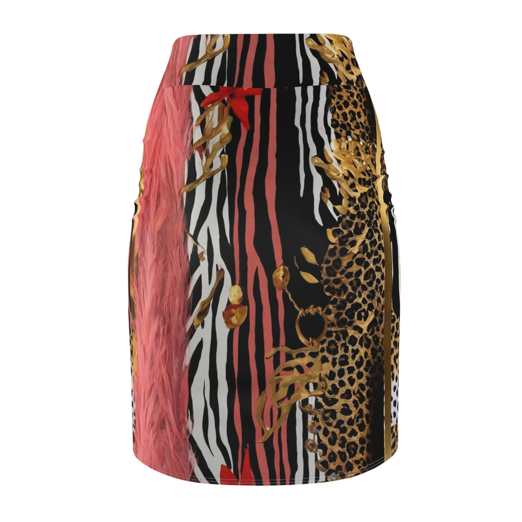L'Kole Women's Pencil Skirt (She Roars Collection)