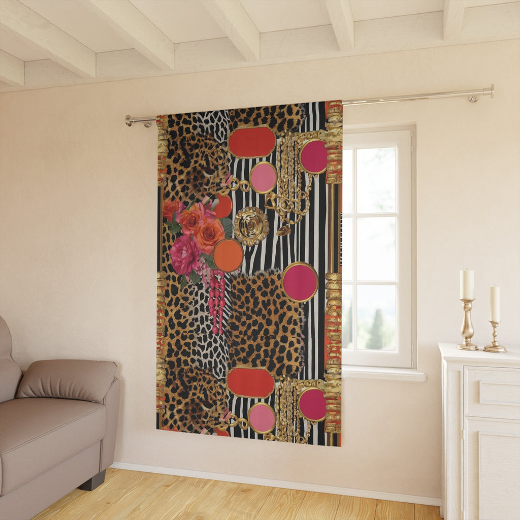L'Kole Window Curtains- She Roars Collection  (1 Piece)